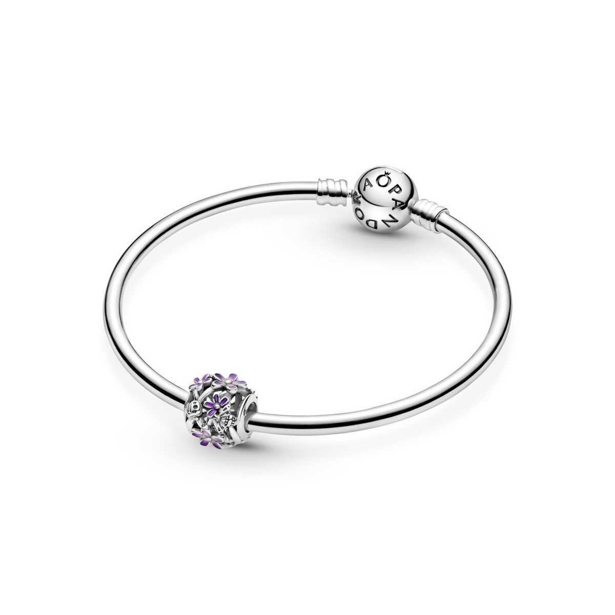 Charm Pandora Margaritas Moradas 798772C02