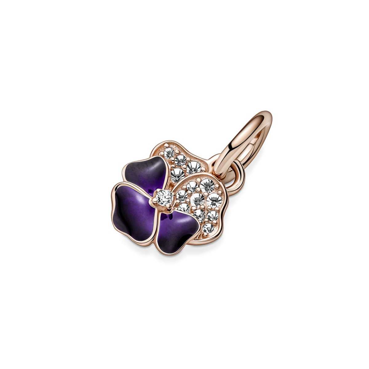 Charm Pandora Flor Pensamiento Morado 780776C01