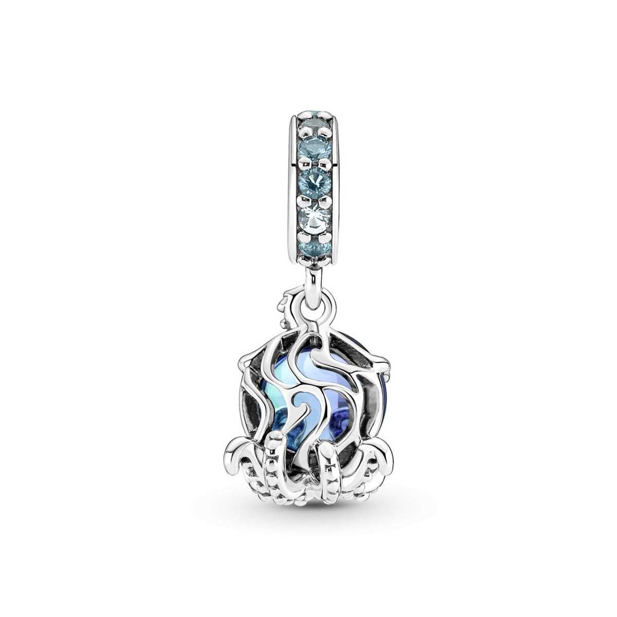 Charm Pandora Colgante Pulpo Cristal de Murano 791694C01