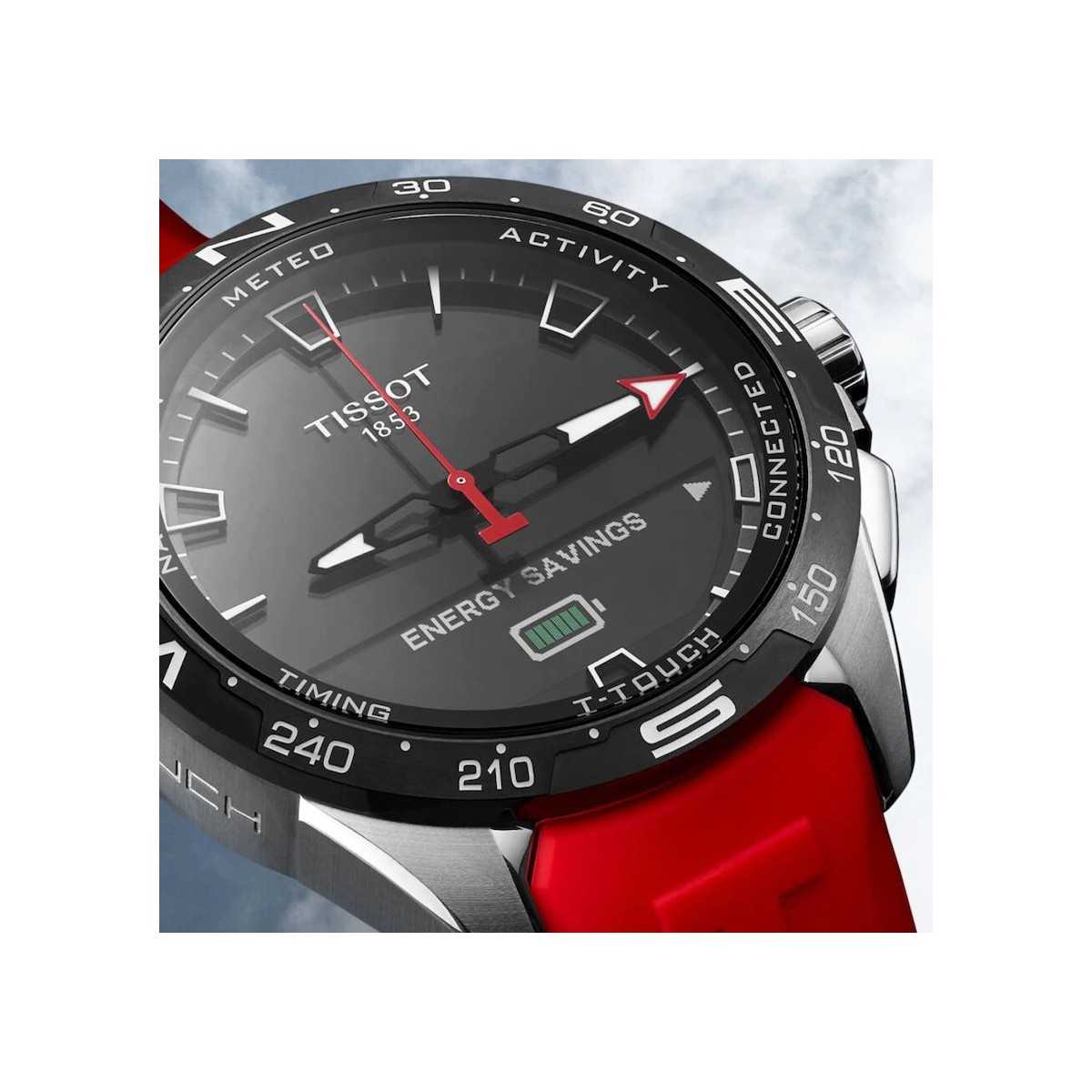 Reloj Tissot T-Touch Connect Solar Rojo T1214204705101