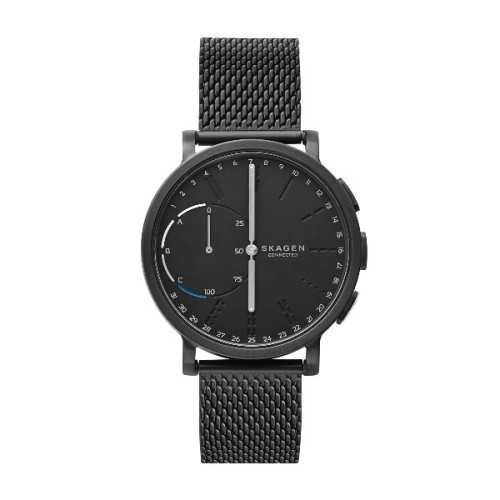 Smartwatch Skagen híbrido - Hagen Black Steel-Mesh SKT1109