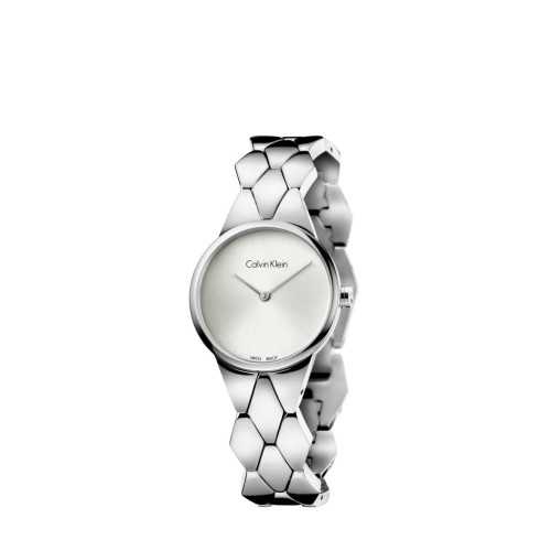 Reloj Calvin Klein Snake Plata K6E23146