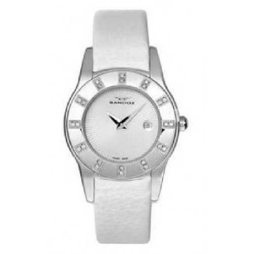 Reloj Sandoz Alba Cuero Blanco 72544-70