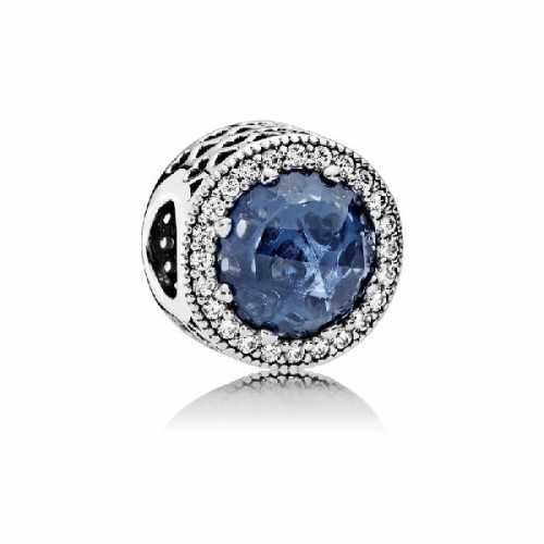 Charm Pandora Circ Cristal Azul 791725NMB