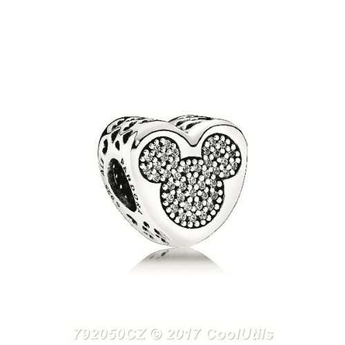 Charm Pandora en plata de ley Amor Verdadero Mickey & Minni 792050CZ