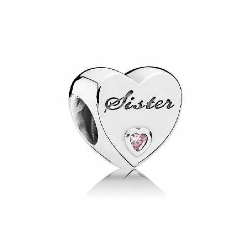 Charm Pandora Amor de Hermana Sister 791946PCZ