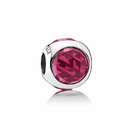 Charm plata cristal cereza 792095NCC