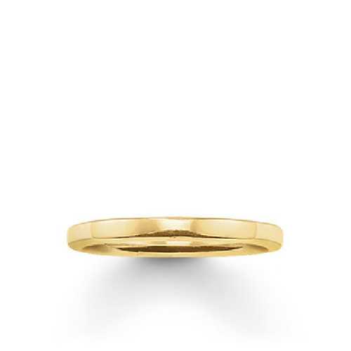 Anillo Thomas Sabo Dorado Liso TR1979-413-12-54