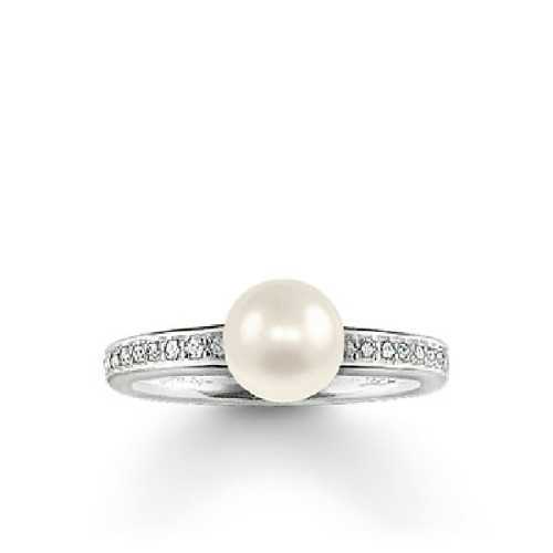 Anillo Thomas Sabo Perla Blanca TR1986-167-14-52