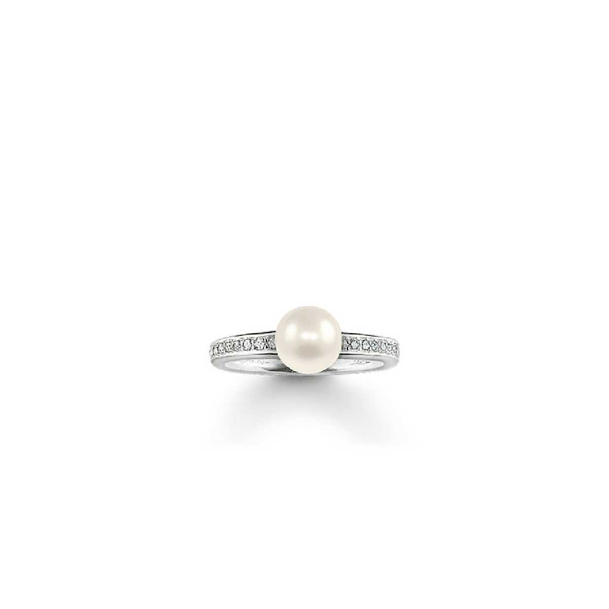 Anillo Thomas Sabo Perla Blanca TR1986-167-14-52