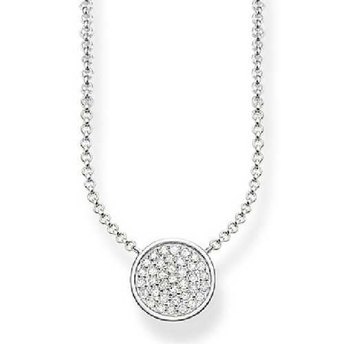 Collar Thomas Sabo Disco Plata SCKE150150