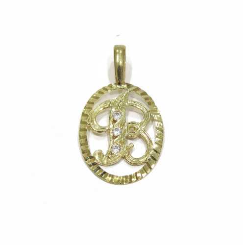 Charm Oro Letra B 8840CG