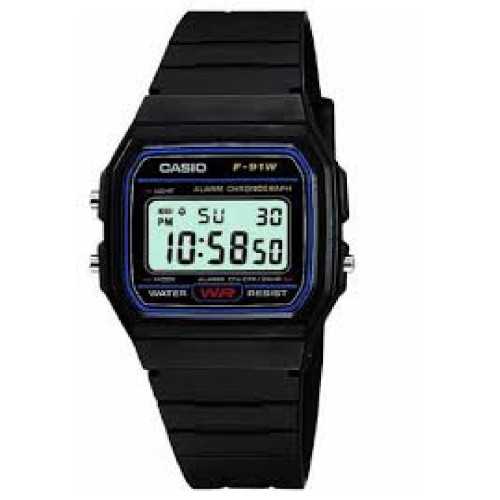 Reloj Casio Digital Unisex F-91W-1YER