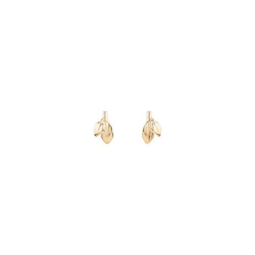 Pendientes UNOde50 Hojas PEN0642ORO0000U