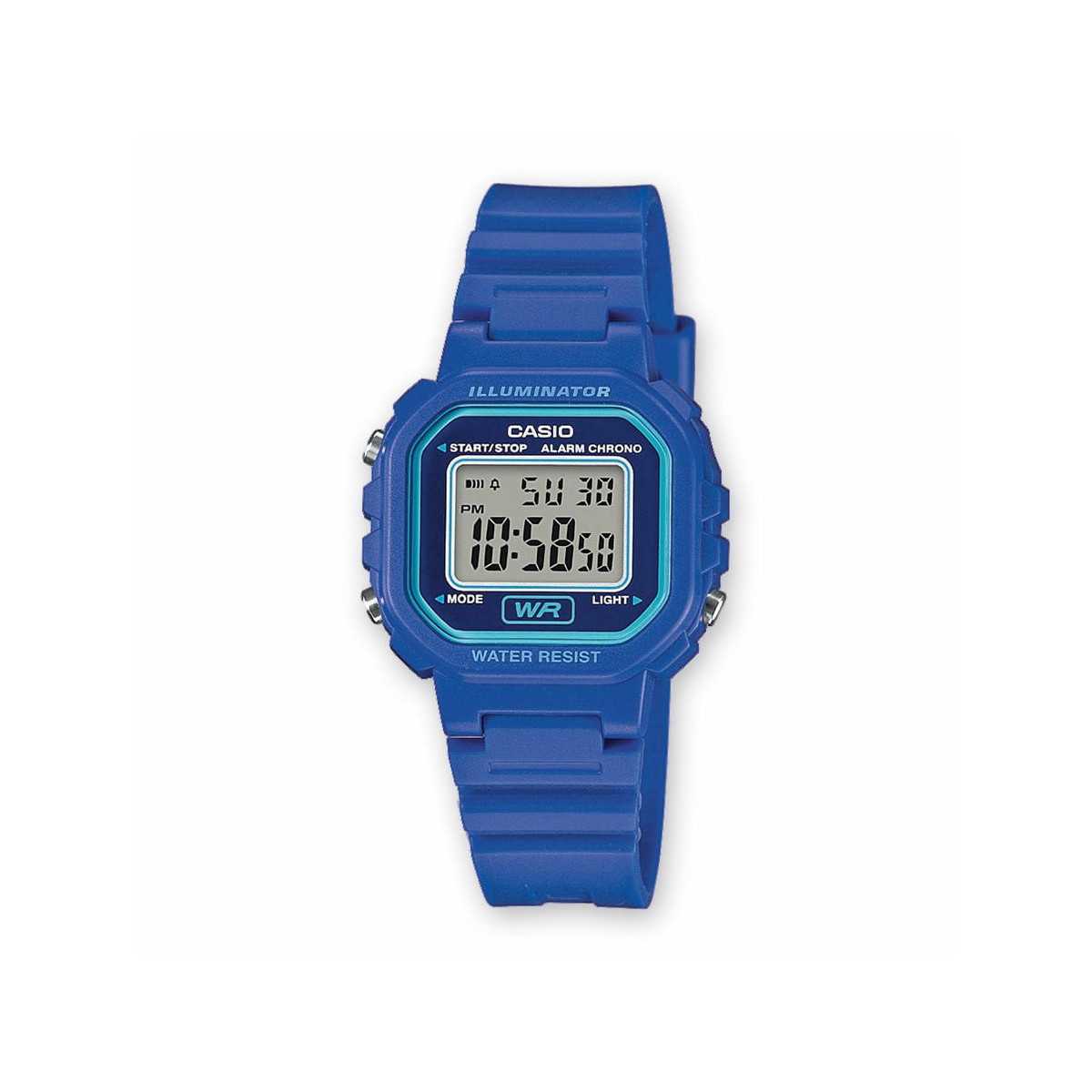 Reloj Casio Collection Blue LA-20WH-2AEF