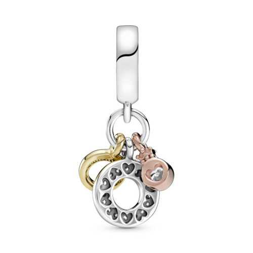 Charm Pandora Triple Monograma y Logo 799044C01