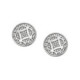 Pendientes Fossil Disco Circonitas JF01433040