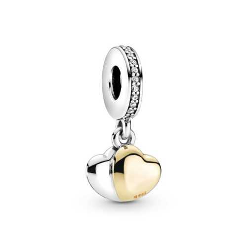 Charm Pandora Shine Corazón Doble 799162C01