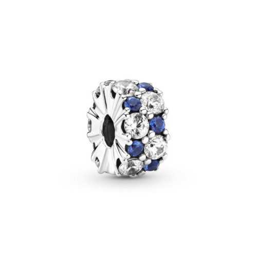 Clip Pandora Brillos Azules 799171C01