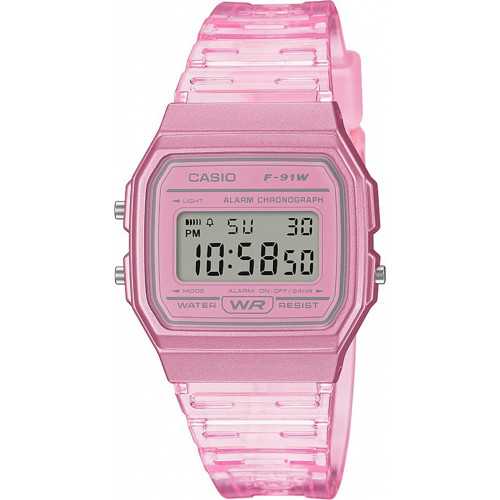 Reloj Casio Collection Rosa F-91WS-4EF