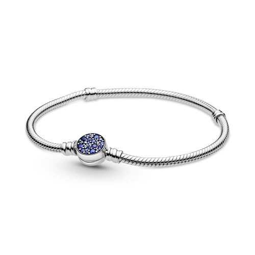 Pulsera Pandora Moments Disco Azul - 599288C01