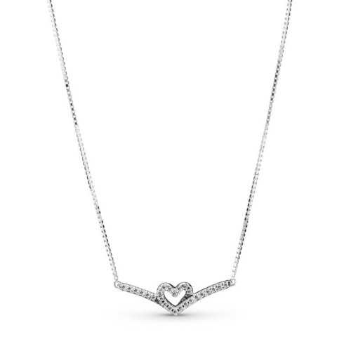 Collar Pandora Corazón Espumoso 399273C01-45