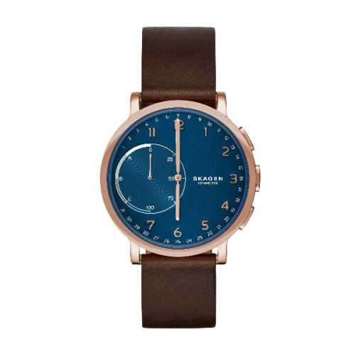 Smartwatch Skagen híbrido - Hagen Dark Brown Leather SKT1103