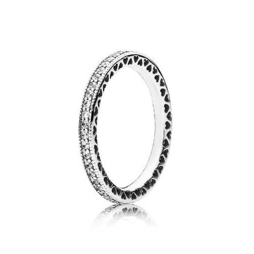 Anillo Pandora Circonitas & Corazones - 190963CZ