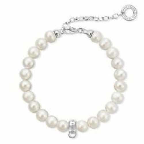 Pulsera Thomas Sabo Plata Perla Cultivo X0225-082-14-L18.5V