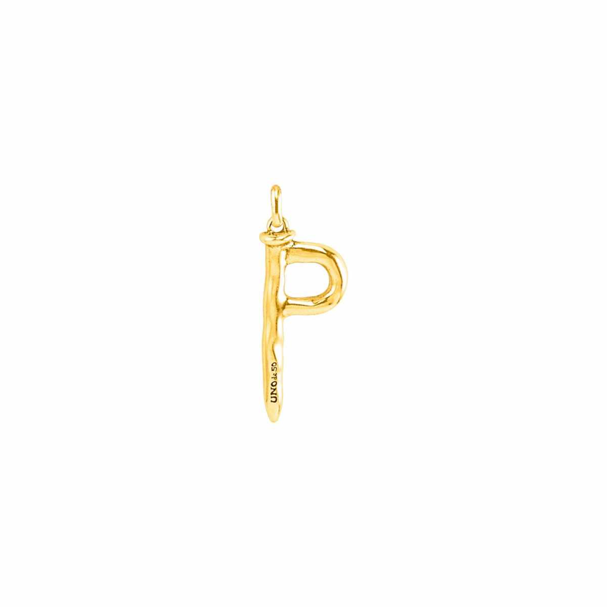 Charm UNOde50 Letra P CHA0016ORO0000