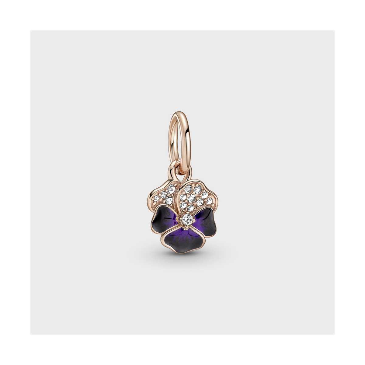 Charm Pandora Flor Pensamiento Morado 780776C01