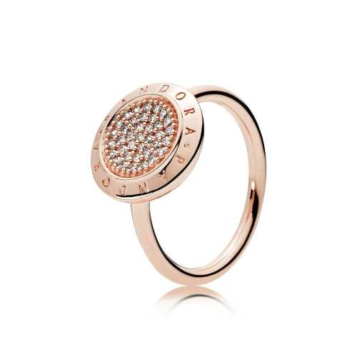 Anillo Pandora Rose Signature - 180912CZ