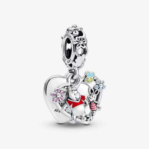 Charm Pandora Colgante Doble Winnie the Pooh y Piglet de Disney 792214C01