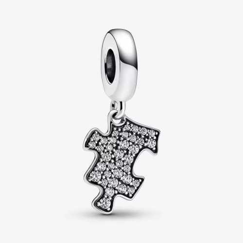 Charm Pandora Colgante Pieza de Puzzle Brillante 792241C01