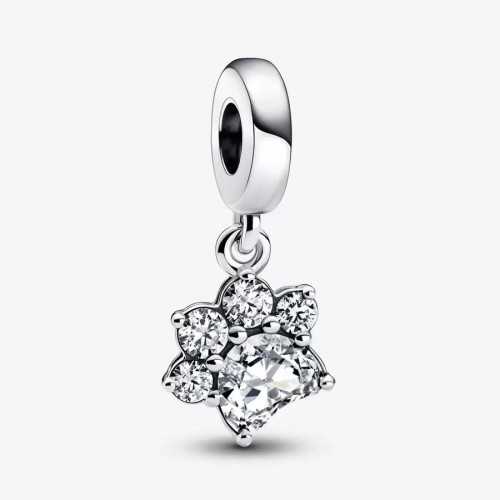 Charm Pandora Colgante Huella de Mascota Brillante 792247C01