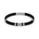 Pulsera Nomination City En Caucho Y Acero Negro 028805/015