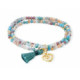 Pulsera Marina Garcia ZEN OCEANÍA con charm Love 90809UQ