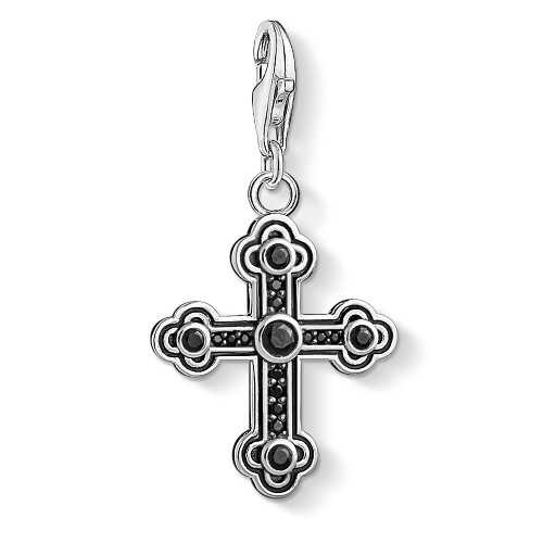 Charm Thomas Sabo Cruz Negra 1477-643-11