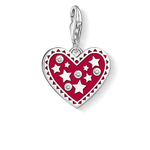 Charm Thomas Sabo Corazón con Estrellas 1481-041-10