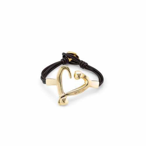 Pulsera  Uno de 50 Love Corazón Dorado PUL2325MARORO0