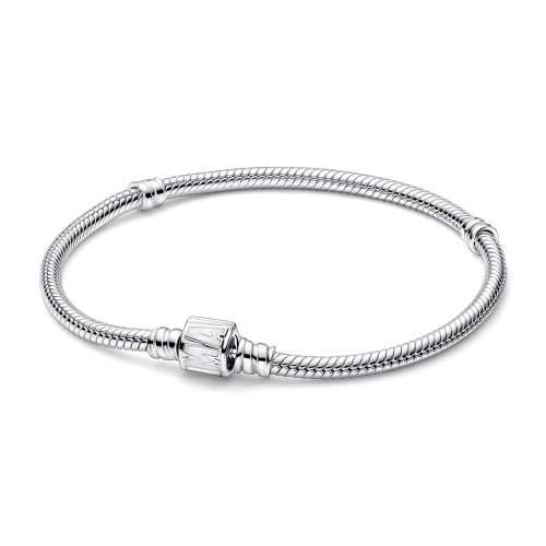 Pulsera Pandora Moments Cadena de Serpiente Cierre de Logo Marvel - 592561C01