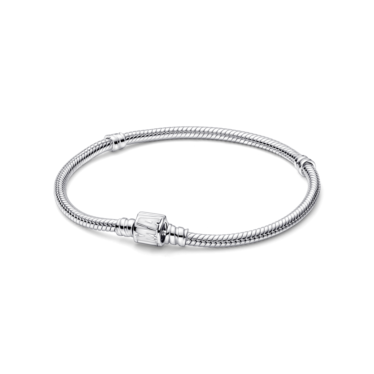 Pulsera Pandora Moments Cadena de Serpiente Cierre de Logo Marvel - 592561C01