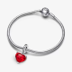 Charm  Pandora Colgante Cristal de Murano Beso Mickey y Minnie Mouse de Disney 792522C01