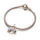 Charm Pandora  Colgante Doble Campanas Boda 782592C01