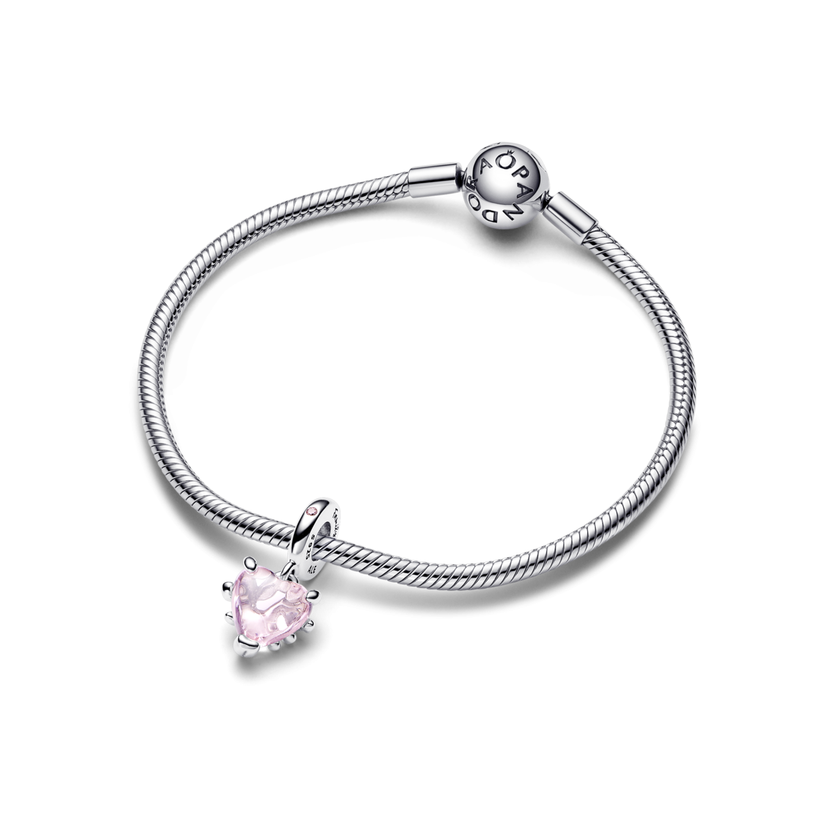 Charm Pandora  Colgante Árbol de la Familia y Corazón Rosa 792654C01