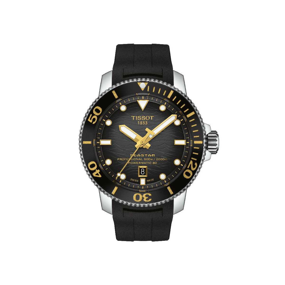 Reloj Tissot Seastar 2000 Powermatic 80 T1206071744101