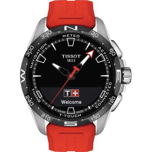 Reloj Tissot T-Touch Connect Solar Rojo T1214204705101