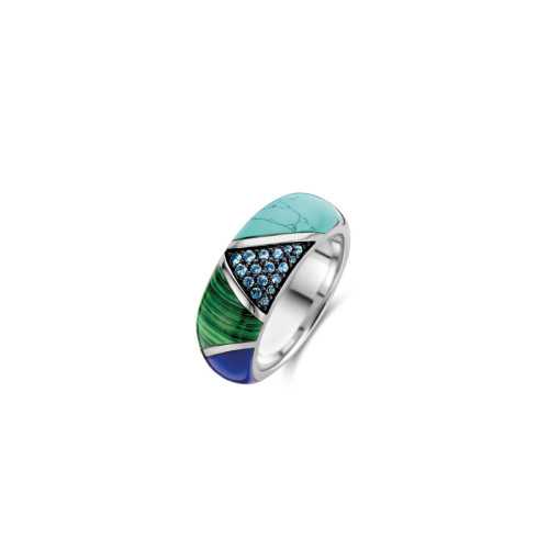 Anillo TI SENTO Patchwork 12226TQ/56