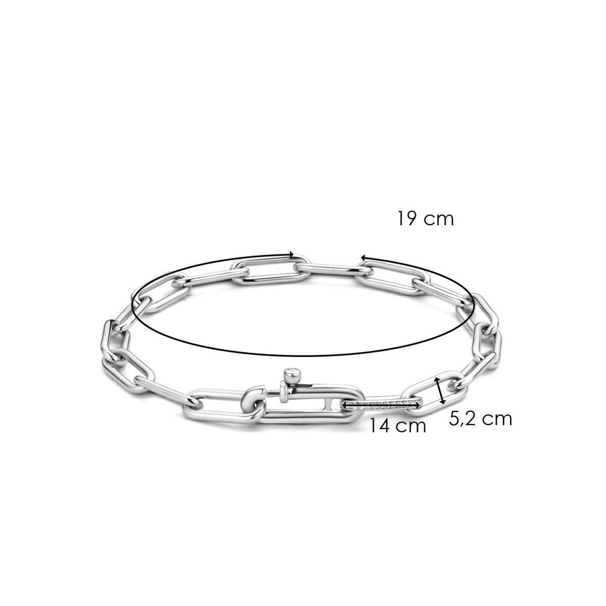 Pulsera TI SENTO Eslabon Alargado 2936ZI