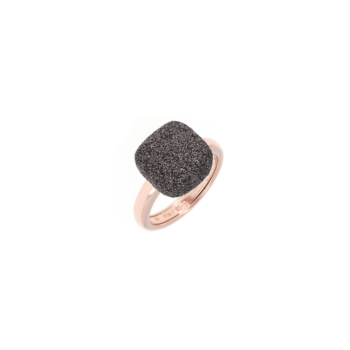 Anillo Pesavento Polvere di Sogni. Plata Rosa + Polvo Marrón WPLVA1251/M